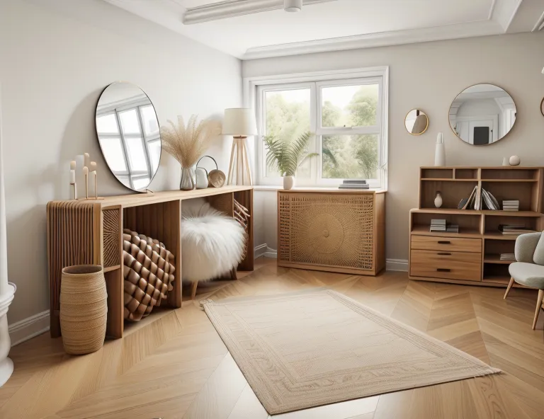 Modernes Wohnzimmer - generiert mit KI